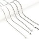 thumbnail image 1 of Cadenas de Color dorado ASON Inoxidable de 1-5mm, collar de cadenas de serpiente de acero inoxidable, joyería de cuerda torcida, accesorios de cadenas largas para mujeres Tan Jianjun unisex, 1 of 2