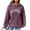 A02 Purple, variant on Ofertas De Hoy En Hoodies for Women Pullover Waffle-Knit Trendy Hoodie Drawstring Long Sleeve Casual Oversized Sweatshirt Hooded Graphic Loose Dressy Jackets Fall Sweatshirts Flash