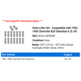 thumbnail image 2 of Valve Lifter Kit - Compatible with 1982 - 1986 Chevy K20 Suburban 6.2L V8 1983 1984 1985, 2 of 2