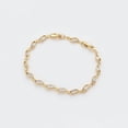 thumbnail image 3 of Hermosa Pulsera Ajustable Rombos Swarovski Oro 14k Lam Dama dorado Unitalla, 3 of 8