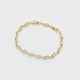 thumbnail image 3 of Hermosa Pulsera Ajustable Rombos Swarovski Oro 14k Lam Dama dorado Unitalla, 3 of 8