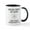 White/Black Inside, variant on CafePress - Never Trust An Atom Mugs - 11 oz Ceramic Mug - Novelty Coffee Tea Cup