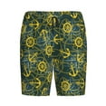 thumbnail image 3 of Picia Marine Anchors And Compass Pajama Shorts for Men, Men's Pajama Bottoms, Sleepwear,Short Pajama Pants-XX-Large, 3 of 9