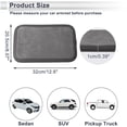 thumbnail image 3 of Unique Bargains Car Center Console Cover Car Armrest Cover 12.6"x8.07"x0.39" Suede Faux Leather Gray, 3 of 7