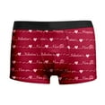 thumbnail image 4 of Men Valentine's Day Boxers Men Funny Novelty Heart Boxers, Valentines Gift for Men, 4 of 4