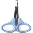 thumbnail image 3 of FACEGA Eyebrow Scissors,Small Scissors for Facial,Nose,Eyebrow,Mustache,and Beard Hair Trimming & Grooming,Safety Edge,Blue Short Cap, 3 of 6