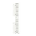 thumbnail image 5 of Noble House 67.5" Tall Slim Bathroom Storage Cabinet, 2-Door Freestanding Linen Tower with Adjustable Shelves, White, 5 of 14
