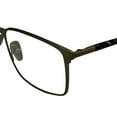 thumbnail image 3 of John Varvatos Mens Titanium Metal Rectangle Eyeglass Frames V179 Matte Gun 56mm, 3 of 6