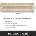 thumbnail image 6 of Yamaziot 2'x8' Runner Rug, Washable Kitchen Floor Runners Rugs for Hallway, Non Slip Entryway Mat Low Profile Inside Front Doormat, Laundry Room Rug, Beige, 6 of 7