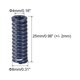 thumbnail image 2 of Troquel Resorte, 20uds 8mm OD 25mm Largo Espiral Estampado Liviana Carga Compresión Troquel Resortes para 3D Impresora Eléctrica Pieza, Azul, 2 of 5