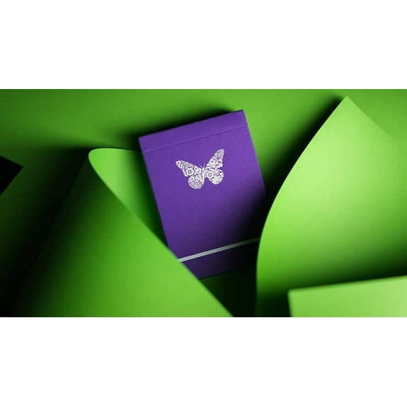 Butterfly Playing Cards (Royal Purple) by Ondrej Psenicka x Stefan Eriksson