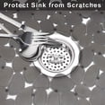 thumbnail image 7 of Colourtree Grey Pebble Sink Mats for Stainless Steel Sink, PVC Sink Saddle Protectors Kitchen(2 Pcs), 7 of 7