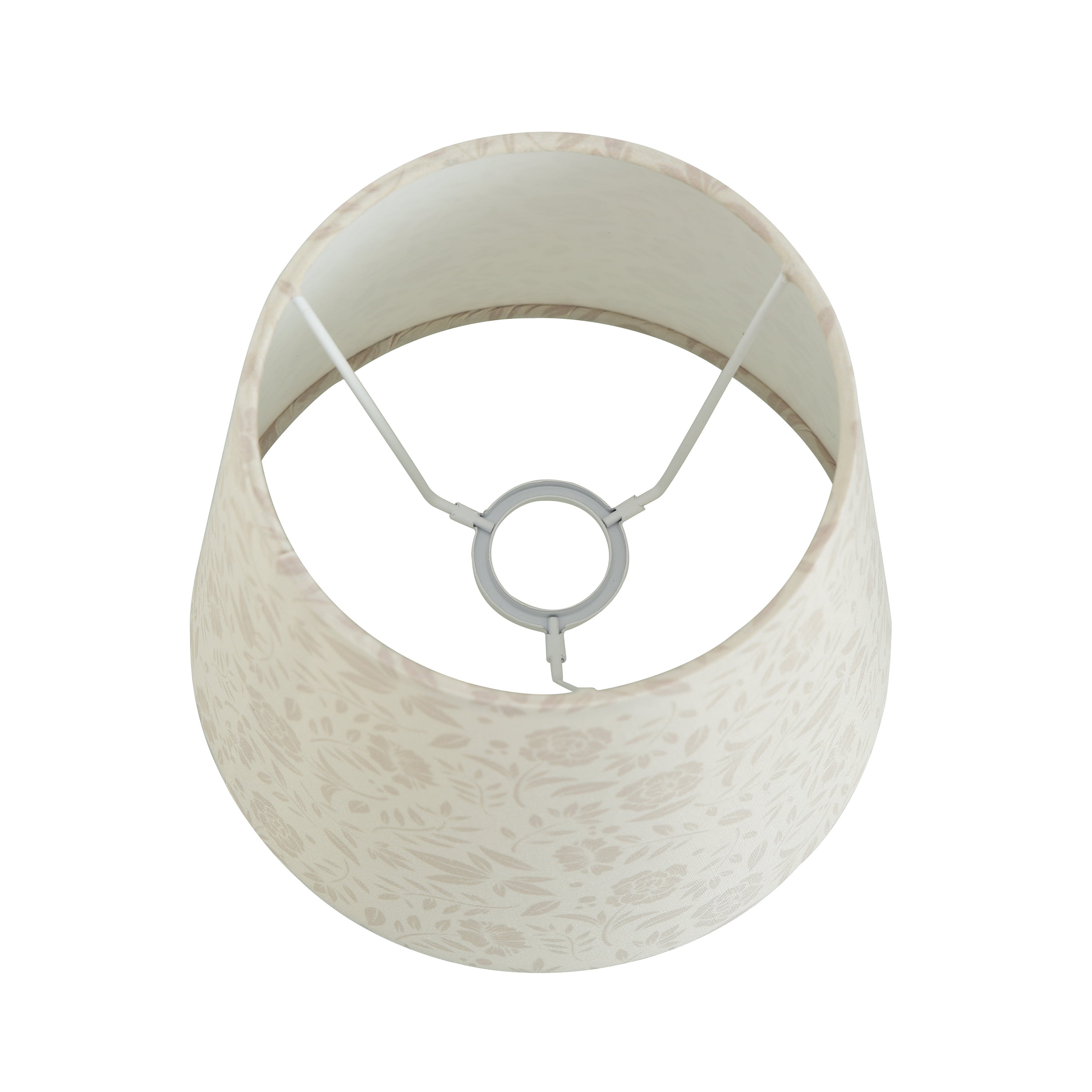 Mainstays Floral Accent Contemporary Polyester Lamp Shade, 8"L x 8"W x 7"H
