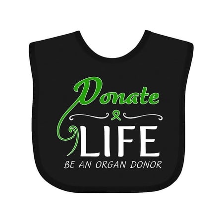 

Inktastic Donate Life-Be an Organ Donor Gift Baby Boy or Baby Girl Bib