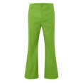 thumbnail image 5 of Zszcpp Jogging Pants For Men Solid Daily Life Vintage Wide Leg Simple Style Carnival Disco Flared Trousers Casual Trouser, 5 of 5