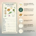 Farmers Market Calendar 2025 Illustrated Recipes Wall Calendar 12