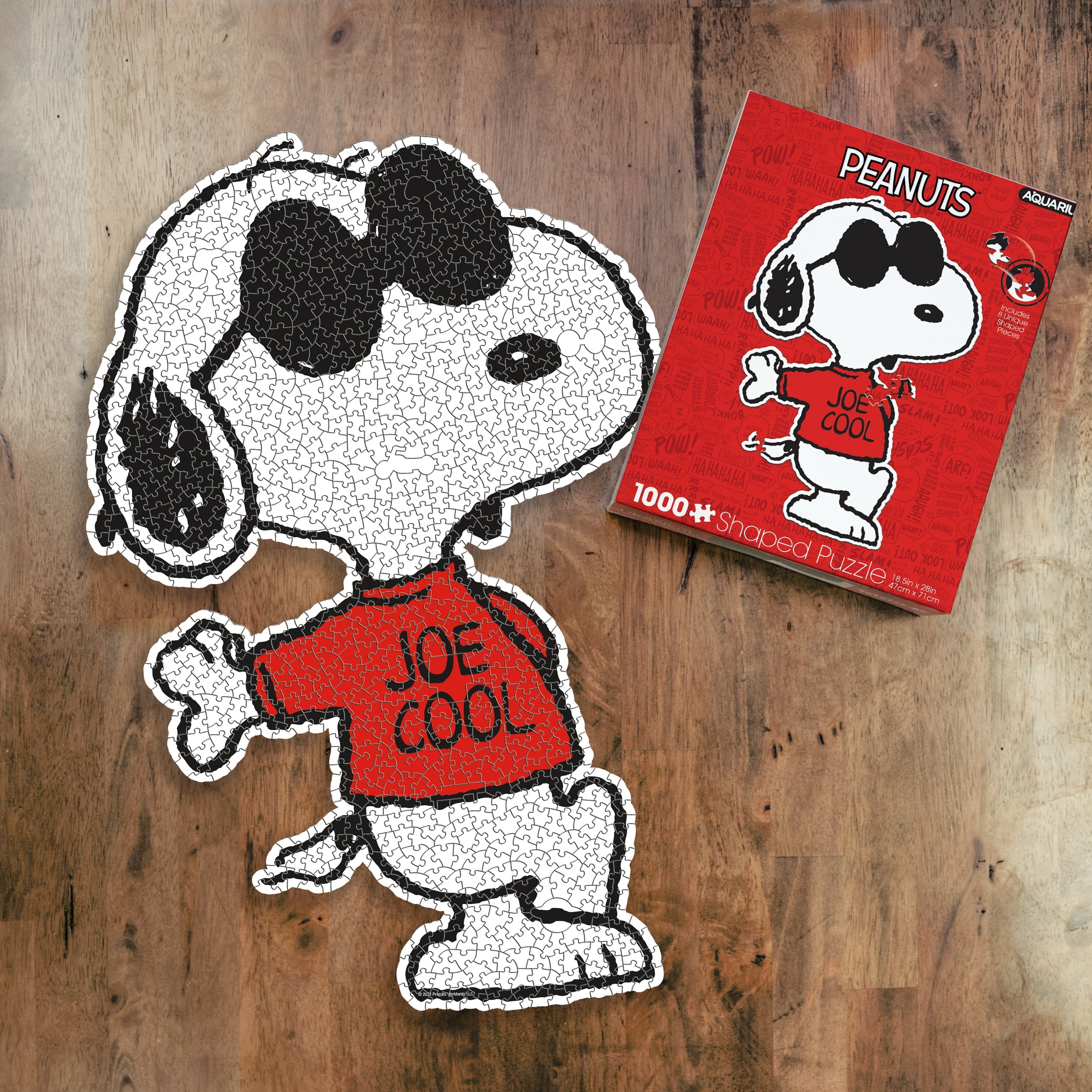 Peanuts Joe Cool Shaped 1000 Piece Jigsaw Puzzles - Walmart.com
