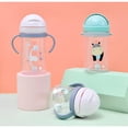 thumbnail image 3 of Tazas De Paja Para Niños Botella De Agua De Bebé De Dibujos Animados Con Asas Taza De Entrenamiento Para Niños Taza De Entrenador De Bebé Con Bola De Gravedad Para Beber De 360 ​​​​Grados Scienceny BA001282-01, 3 of 6