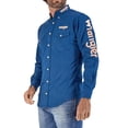 thumbnail image 4 of Camisa Vaquera Wrangler Hombre Manga Larga N04 azul EG, 4 of 6