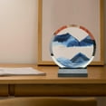 thumbnail image 3 of Moving Sands Art Picture Flowing Sand Dynamic Round Relaxing Toys Blue, 3 of 9