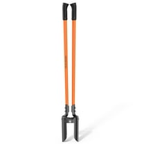 Garden Transplanter with Matte Black Blade, Fiberglass Handle