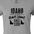 thumbnail image 4 of Inktastic Idaho Awesome Since 1890 Women's T-Shirt, 4 of 5