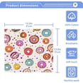 thumbnail image 4 of SKYSONIC 6 PCS Colorful Donuts Washcloths, 12"x12" Cotton Wash Cloths, Highly Absorbent and Soft Face Towels for Bathroom,Gym,Hotel and Spa, 4 of 7