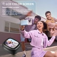 thumbnail image 5 of Wireless Earbuds, ENC Noise Cancelling Ear Buds with Smart Touchscreen Case, Bluetooth Headphones for Sports & Working, White, 5 of 6