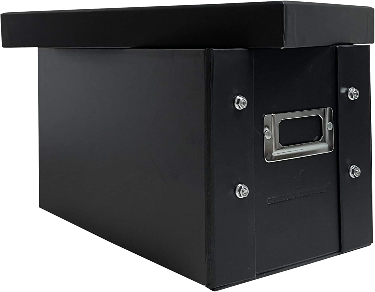 Black Stamp & Craft Scrapbook Storage Pocket Box - 10 x 6 x 6 (Pack of 2)
