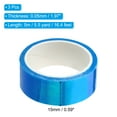 thumbnail image 2 of Uxcell 15mmx5m Holographic Tape Adhesive Metallic Foil Masking Sticker, Blue 3 Roll, 2 of 5