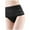 Black, variant on Women's Plus Size High Waist T-Back Thong - High Elastic, Body Shaping, Sexy