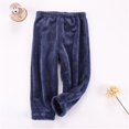 thumbnail image 2 of RUTAYY Toddler Boys Girls Flannel Clothes Pants Winter Warm Soft Fuzzy Homewear With Plush Sweatpants Trouser Comfort Infants Pants, 2 of 4