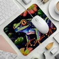 thumbnail image 2 of Frog Desk Pad Mouse Mat Gaming Mouse Pad | Square 8.3x9.8 Inch Non-Slip Rubber Bottom Printed Suitable for Office and Gaming, 2 of 6