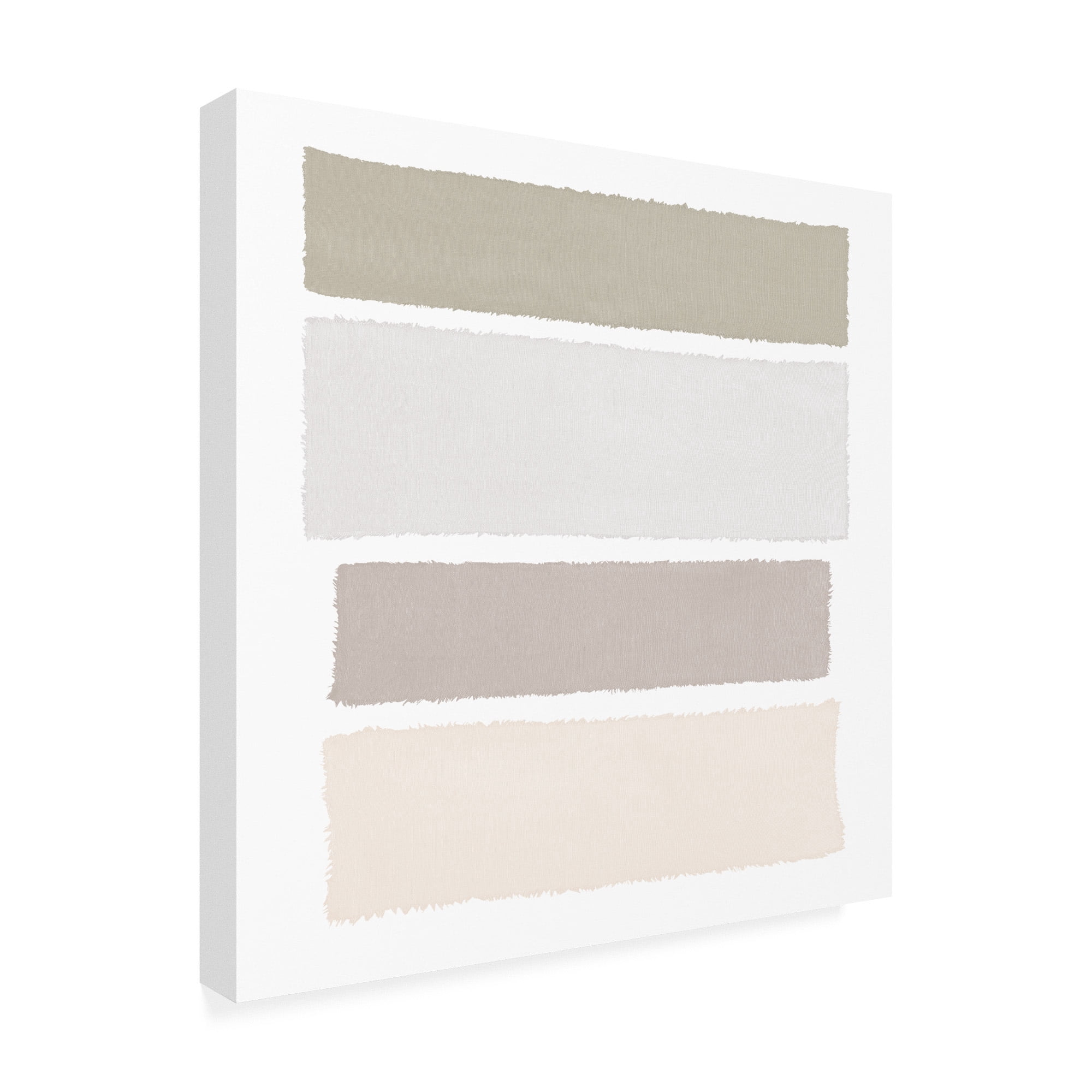 Trademark Fine Art 'Painted Weaving I Neutral on White Sq' Canvas Art by Piper Rhue