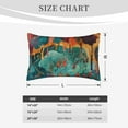 thumbnail image 4 of Honeii Whimsical Forest Scene Pattern Decorative Throw Pillow Case - Elevate Your Couch, Sofa, or Bed with Stylish Home Decor-20"x30", 4 of 6