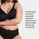 thumbnail image 3 of Minimizador Bra SPANX de perfil bajo 34DD, muy negro, 3 of 7