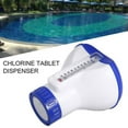 thumbnail image 7 of Floating Pool Spa Chlorine Tablet Dispenser Floater with Built-in Thermometer, Swimming Pool Floating Dispenser - Plastic Chlorine Tablet Doser for Pool Water Temperature & Chemical Con-trol, 7 of 7