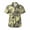02-Yellow, variant on IWRICH Men's Hawaiian Shirt Short Sleeve Button down Shirts Casual Tropical Floral Printed Summer Holiday Shirts 02-Yellow XL