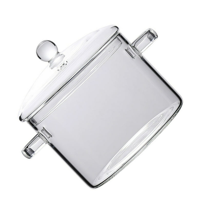 Clear Glass Cooking Stovetop Pots Thicker And Heavier Upgraded