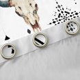 thumbnail image 4 of jejeloiu Boho Exotic Style Curtains Pack of 2 (42x84 Each),Bohemian Bull Skull Curtains Blackout,Retro Aztec Geometric Bedroom Curtains For Boys Teens,Microfiber Bedroom Decor, 4 of 6