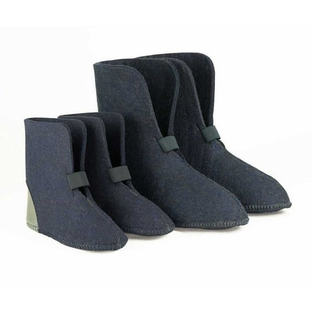 - Boot Liners - 75% Wool, Navy Blue (624/626), 10 Inch High