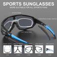 thumbnail image 3 of Gafas de sol polarizadas X-TIGER para bicicleta con accesorio, 3 of 6
