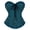 GN2, variant on Corset Tops Lace Up Overbust Body Shaper Bustier Corsets for Women Vintage Froal Printed Button Down Slim Tube Tops Gn2 Xs