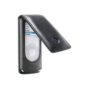DLO Podfolio for iPod nano - Case for player - leather - black