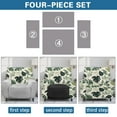thumbnail image 6 of HELLHERO Monstera Print Lazy Boy Chair Covers for Reclining Chair Breathable Skin Friendly Recliner Couch Covers That Stay in Place Dust-proof Washable, 6 of 8