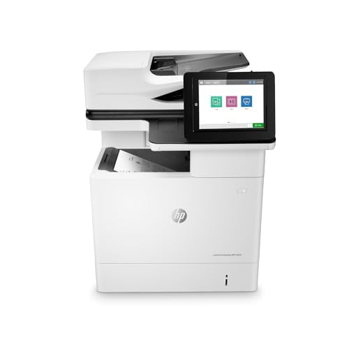 Impresora multifunción monocromática HP LaserJet Enterprise MFP M635h con Ethernet integrado e impresión a doble cara (7PS97A), color blanco