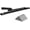 Black, variant on Long Reach Stapler with 1000 Staples, 20 Sheet Capacity, Long Arm Standard Staplers for Booklet or Book Binding, Black