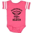 thumbnail image 3 of Inktastic Handpicked for Earth by My Sister in Heaven with Angel Wings Boys or Girls Baby Bodysuit, 3 of 5