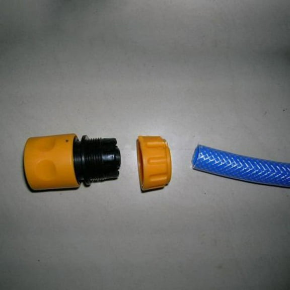 Garden Hose Quick Connector Set 1/2 Inch 3-Piece Water Pipe Fitting Adaptor for Irrigation Lawn Watering Car Washing Fangkenuo