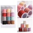 thumbnail image 4 of 4pcs 5Meters DIY Artificial Strap String Leather Lace Beading Thread Suede Lace Double Sided with Roll Spool(Assorted Color), 4 of 5